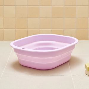 스퀘어 접이식 대야 소 5L LAVENDER