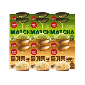 햇반 말차햇반 150g x6개+들기름햇반 200g x6개