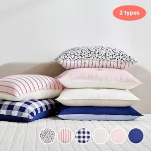 소프트워싱 리버시블 베개커버 2 size 6 color