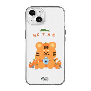 스마일 귤댕이 호야 투명 TPU 풀커버 아이폰 갤럭시 폰케이스