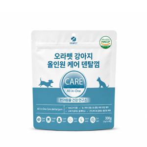 오라펫 강아지 전신 올인원케어 영양 덴탈껌 치석 눈물자국 피부 관절 유산균
