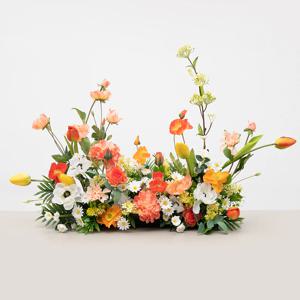 장미 튤립 센터피스 조화 에블린 대형 set 75cm 인테리어 꽃 테이블