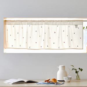 플라워자수 바란스커튼 138x44