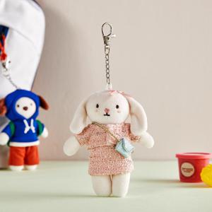 풀코디 인형놀이 미니키링 크림래빗