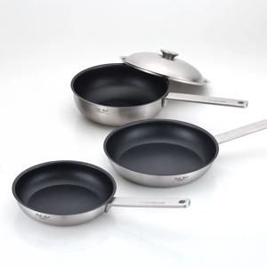 스텐304 통3중 엑스칼리버 코팅 후라이팬 3종세트 22cm,웍24cm,26cm