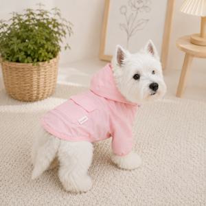 강아지 경량 후드 바람막이 반려견 방풍 점퍼 3컬러