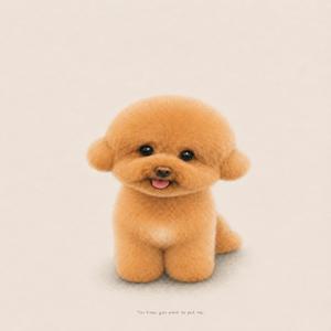 귀여운 푸들 강아지 그림액자 반려동물 감성 반려견 인테리어 액자 포스터