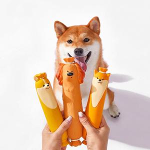 강아지 삑삑이 소세지 라텍스 장난감