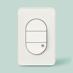 진흥J시리즈 무로고 (화이트) 스위치 3구_환풍기 팬 화장실
