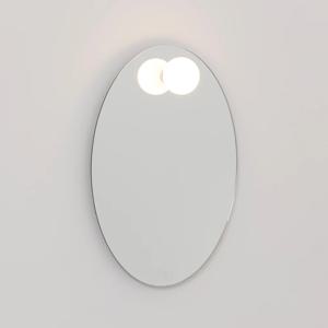 문라이트 노프레임 정타원형 LED 직부 조명 거울 600x800