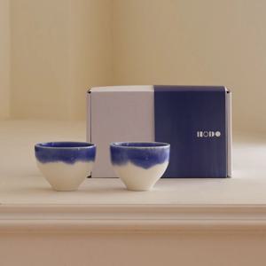 FLOW 막걸리잔 세트 (BLUE FLOW)
