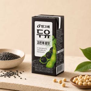 빙그레 두유 검은깨 콩맛 두유 190ml 24팩