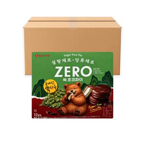 롯데 제로 쑥 초코파이 336g x 8개