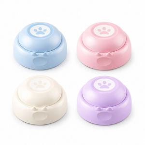 강아지 녹음 벨 종 말하는 훈련 버튼 번역기 4color 간식 배변 소통 두뇌 말하기 펫