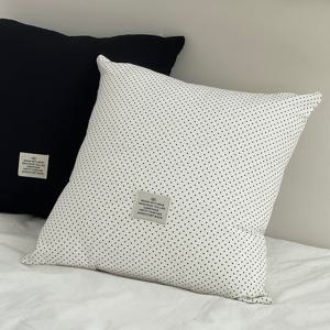 프렌치 핀도트 린넨코튼 쿠션 커버 (3size / 1color)