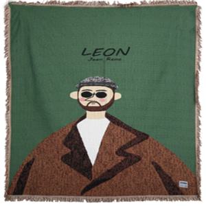 레옹 솔로 자카드 블랭킷 영화 태피스트리 러그 월행잉 패브릭포스터 인테리어 130x160