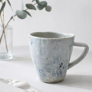 초화 수작업 머그컵 (320 ml) 수공예머그컵 빈티지머그 카페머그 감성머그 작가