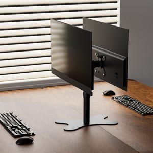 듀얼 2대 대면형 모니터 스탠드 거치대 EZ M2-S1010B
