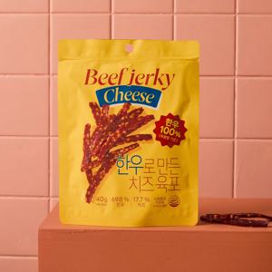 한우로 만든 치즈육포 40g