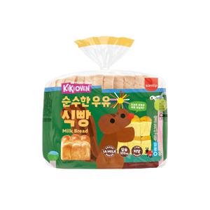 키키오븐 순수한 우유 식빵 420g 4봉