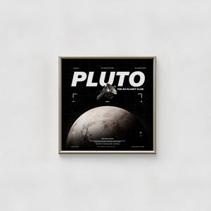 우주 그래픽 포스터 미니멀 Planet club