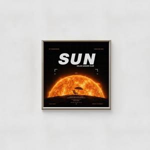 우주 그래픽 포스터 미니멀 Solar leisure club