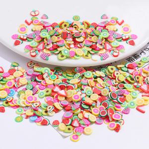 과일 폴리머 슬라임 파츠 대용량 500g 데코덴 토핑 DIY 재료