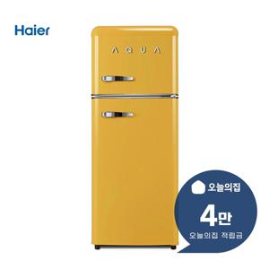 [렌탈] 아쿠아 레트로 냉장고 115L (옐로우) ART118MDY