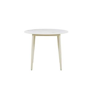 브로도 세라믹 원형식탁 90cm 화이트