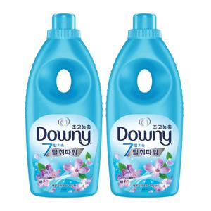 다우니 고농축 섬유유연제 레몬그라스와라일락 (블루) 1L 2ea