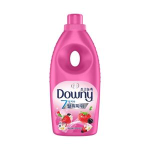다우니 고농축 섬유유연제 목련과베리 (핑크) 1L