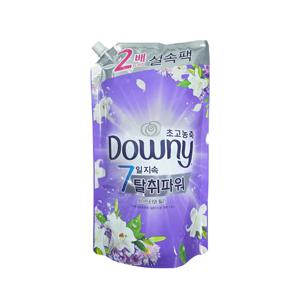 다우니 섬유유연제 리필 화이트와릴리 (퍼플) 1.6L