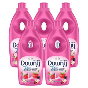 다우니 고농축 섬유유연제 목련과베리 (핑크) 1L 5ea