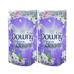 다우니 섬유유연제 리필 화이트와릴리 (퍼플) 1.6L 2ea