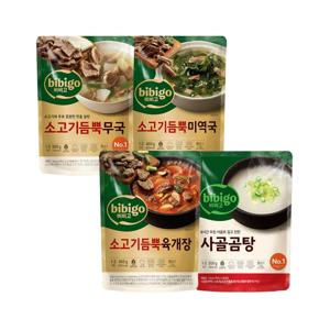 비비고 듬뿍 육개장/사골곰탕/미역국/사골곰탕 8팩 골라담기