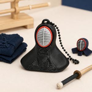 검도 호구 클리커 키링 열쇠고리 가방고리 백참 에어팟 버즈 스트레스해소 선물