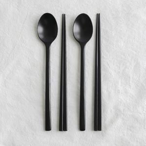흑단 우드 수저세트 숟가락 젓가락 세트
