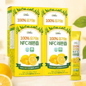 100% 유기농 NFC 레몬즙 착즙 원액 레몬 과채 주스 첨가물없는 식약처인증 해썹