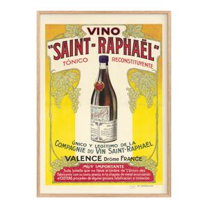 Saint-Raphael Wine (c.1900) _ 프랑스 와인 광고 빈티지 포스터