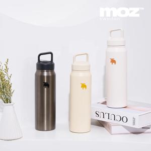 MOZ스웨덴 316스텐 스마트락 보온보냉병 520ml 손잡이 원터치 텀블러 물병