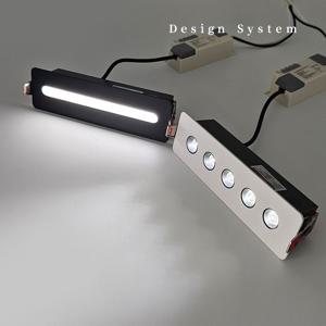 DS LED 5색변환 멀티매입등 오색변환 사각 멀티매입 COB 확산 2type