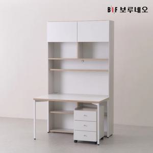 앳홈 데스크 1200폭 전면책상세트 (이동서랍장포함)