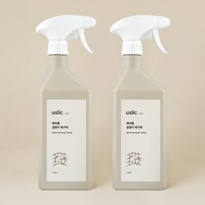 뿌리는 곰팡이 제거제 욕실 벽지 줄눈 청소 750ml 2개
