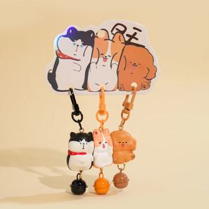 동물 우정 키링 자석 포옹 마그네틱 귀여운 강아지 고양이