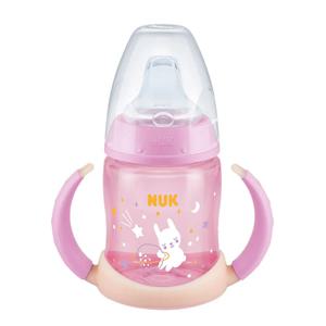 누크 자기주도 흘림방지 야광 소프트 스파우트컵 러너컵 150ml 핑크