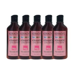 케라시스 케라마이드 극손상 울트라 리페어 샴푸 180ml x5 /여행용