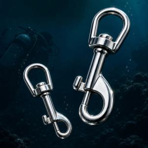 스쿠버 다이빙 게이지 볼트 스냅 316 스텐 후크 80mm