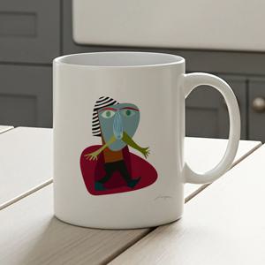 감성 머그컵 홈카페 머그 아트 도자기 머그잔 집들이선물 생일선물 답례품 - Memories