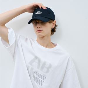 ABIK 에센셜 로고 볼캡 Navy 스트릿패션 모자 (공용)