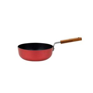 티크목 우드핸들 불소수지코팅 IH 궁중팬 22cm